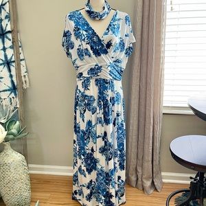 IMAN XLP Beautiful Maxi Dress w Headband